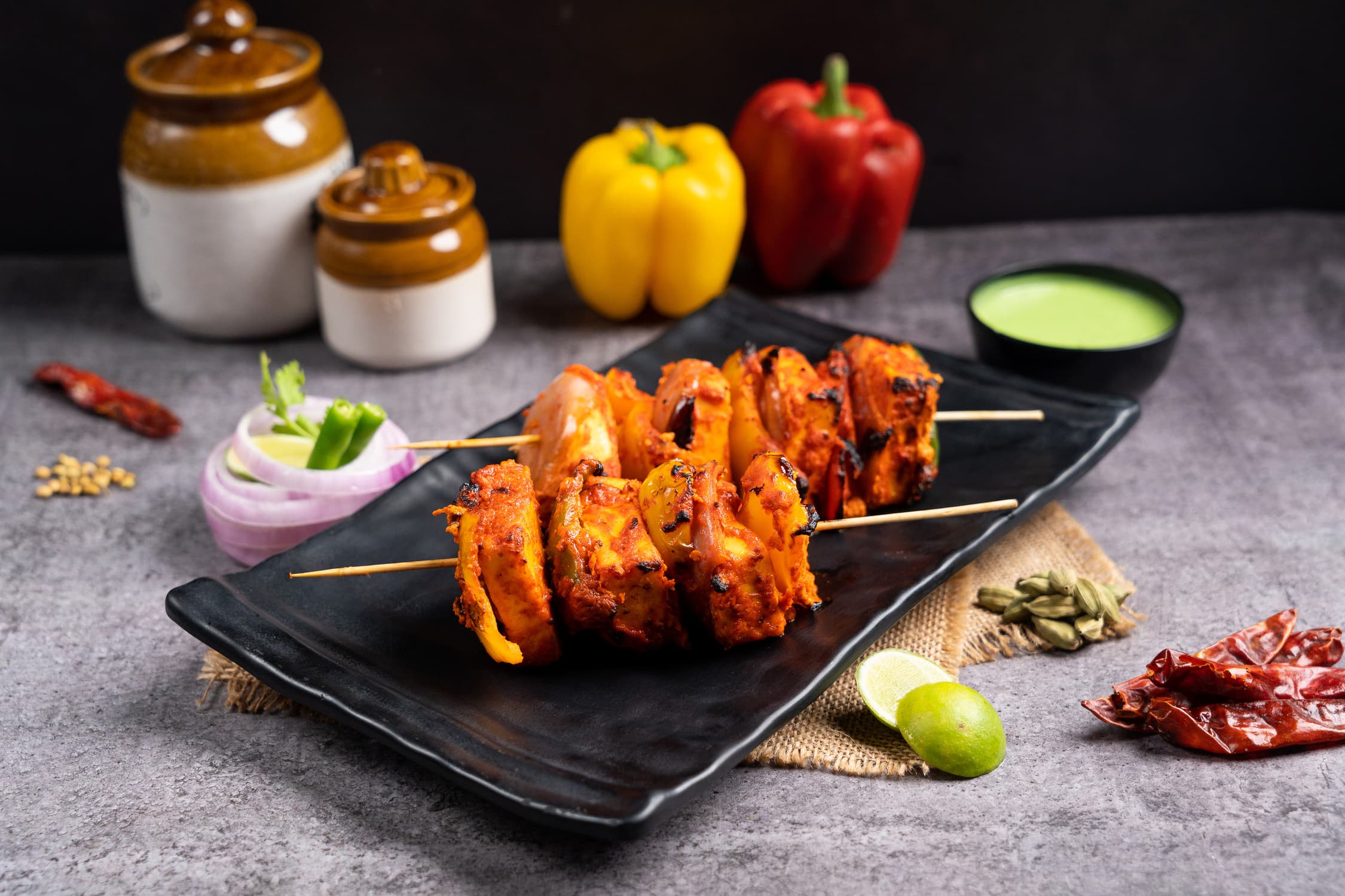 Tandoori platter ready for a celebration